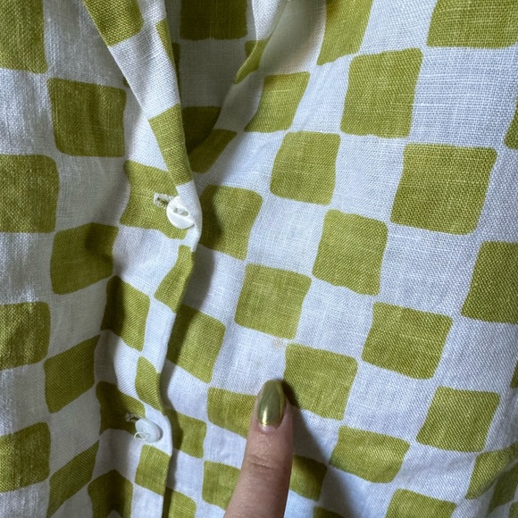 Holiday Pajama Short Set - Olive check - Picture 11 of 11